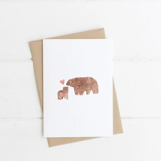 Bear and Cub Card