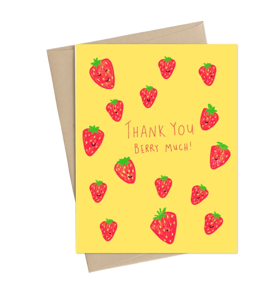 Thank You Berry Much Card
