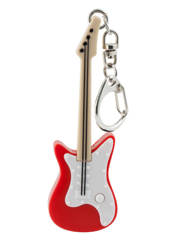 LED Guitar Keychain