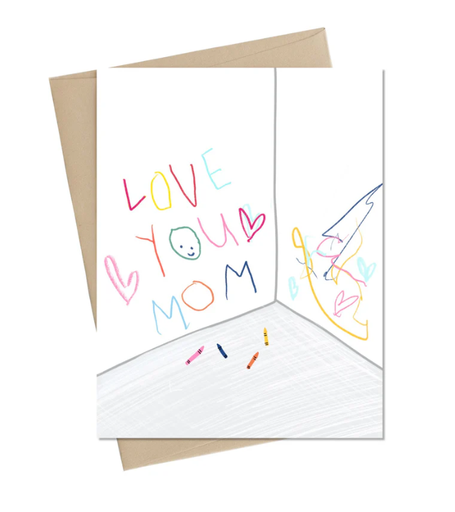 Mom Crayon Card