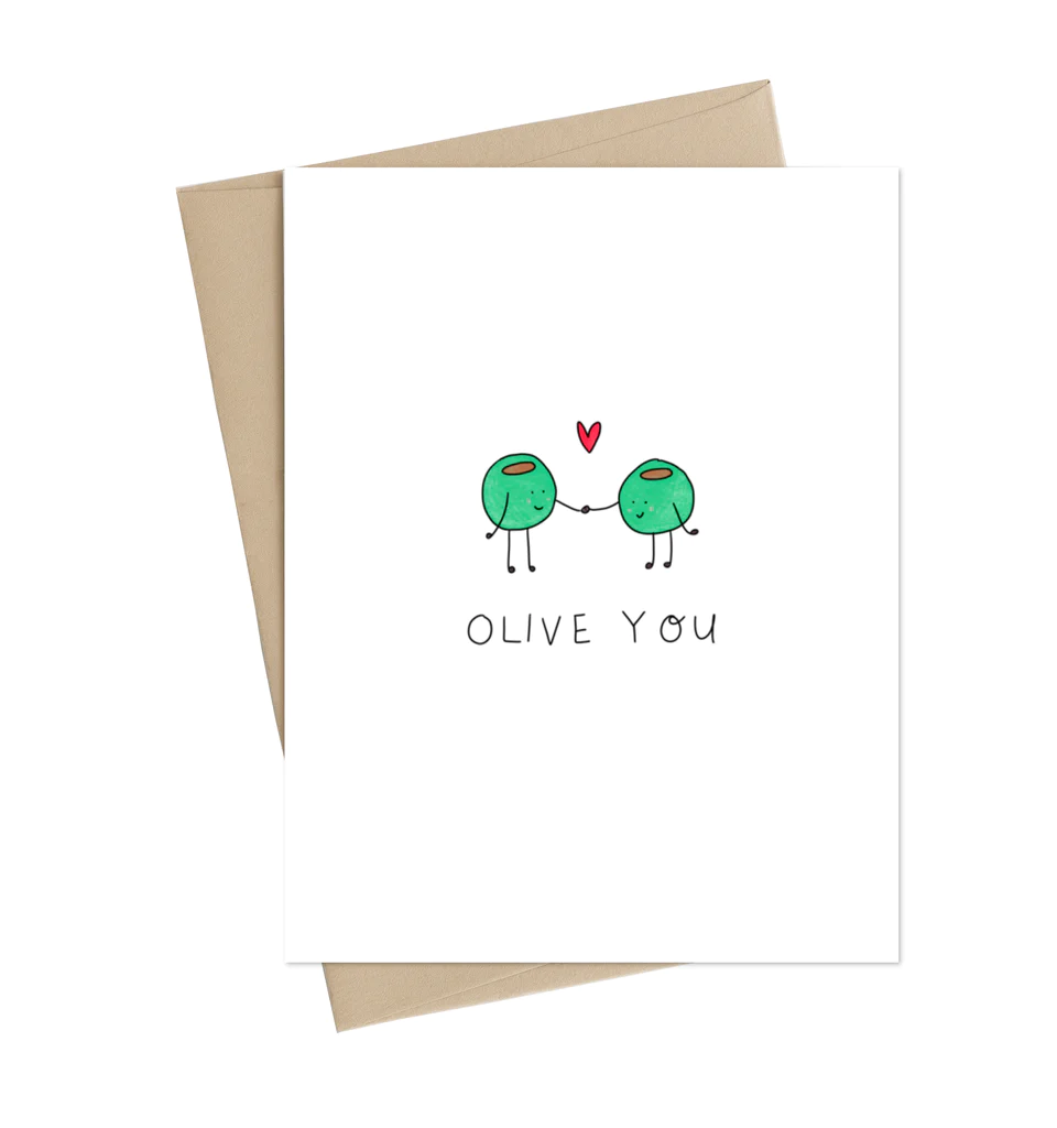 Olive You Card