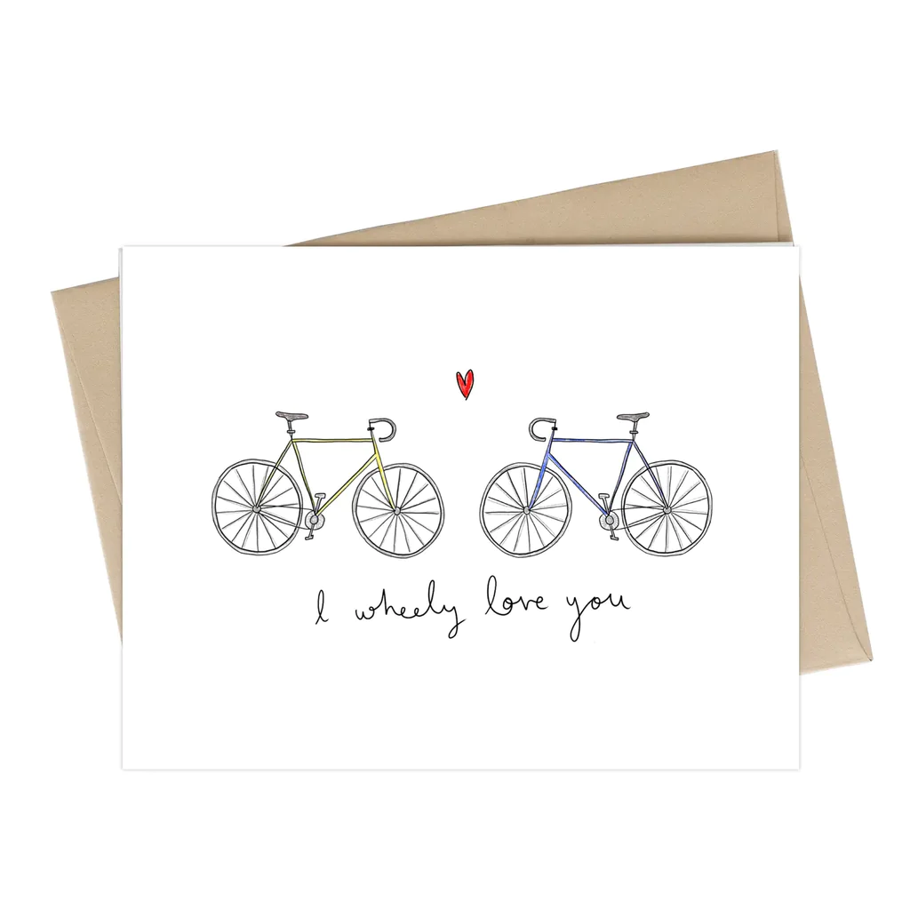 I Wheely Love You Card
