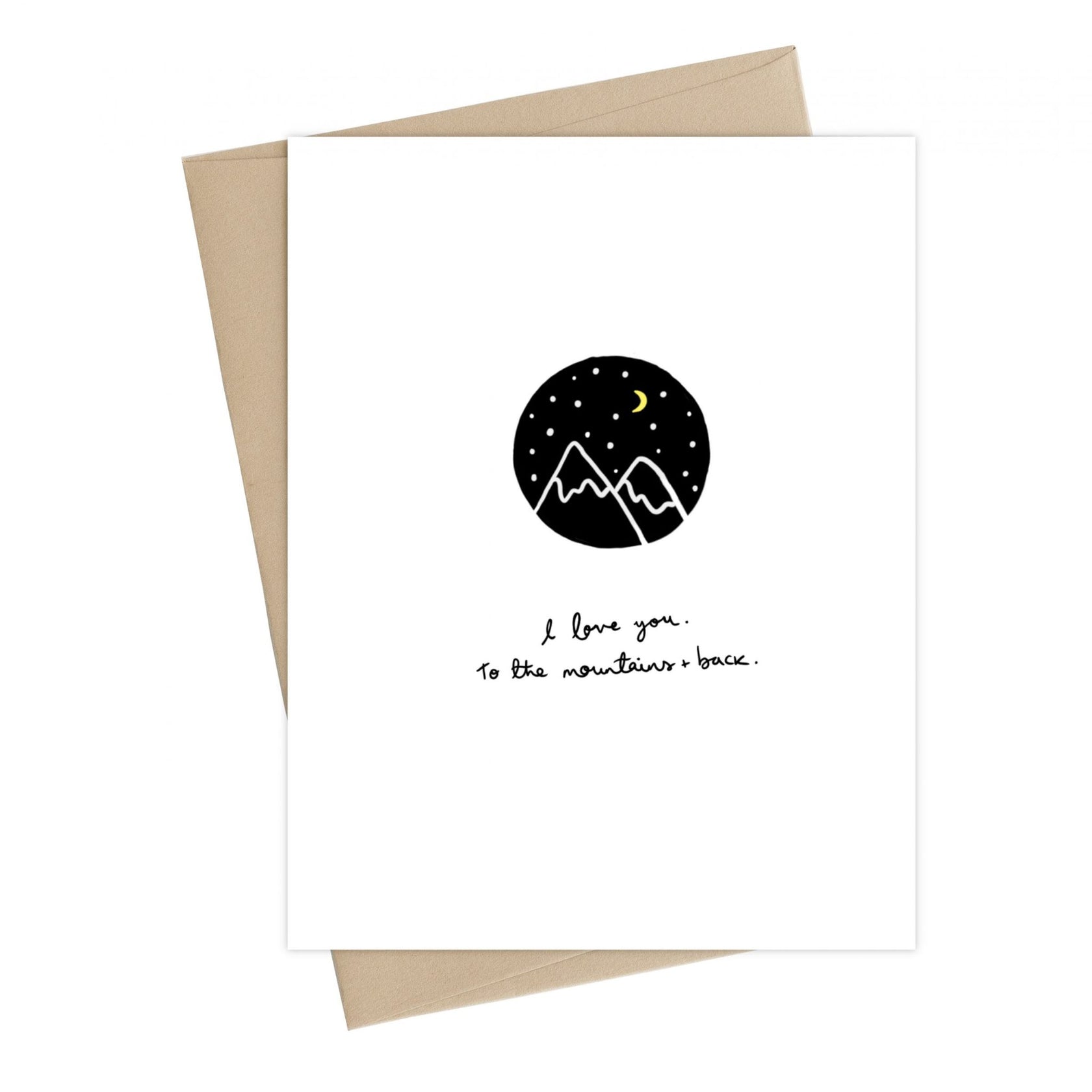 To the Mountains Card