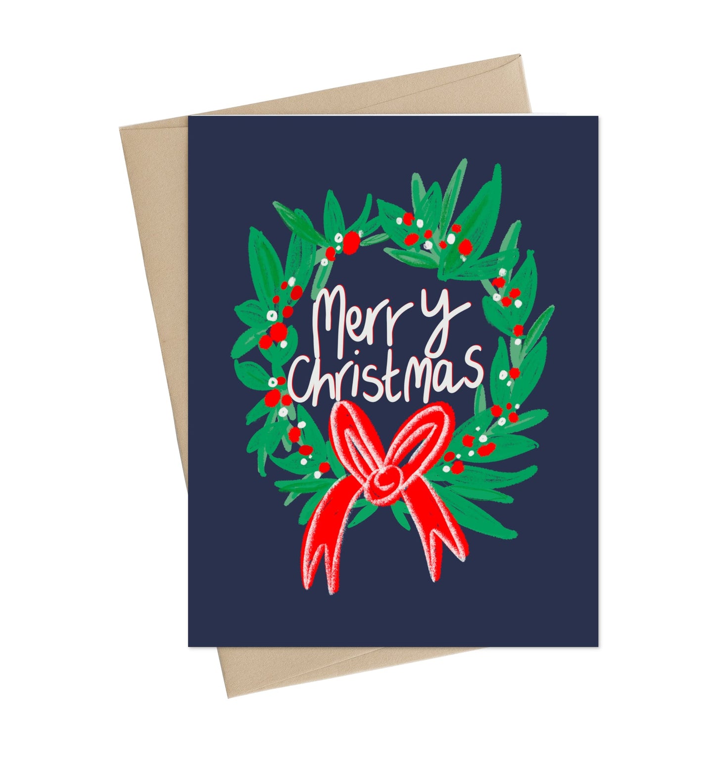 Christmas Wreath Card