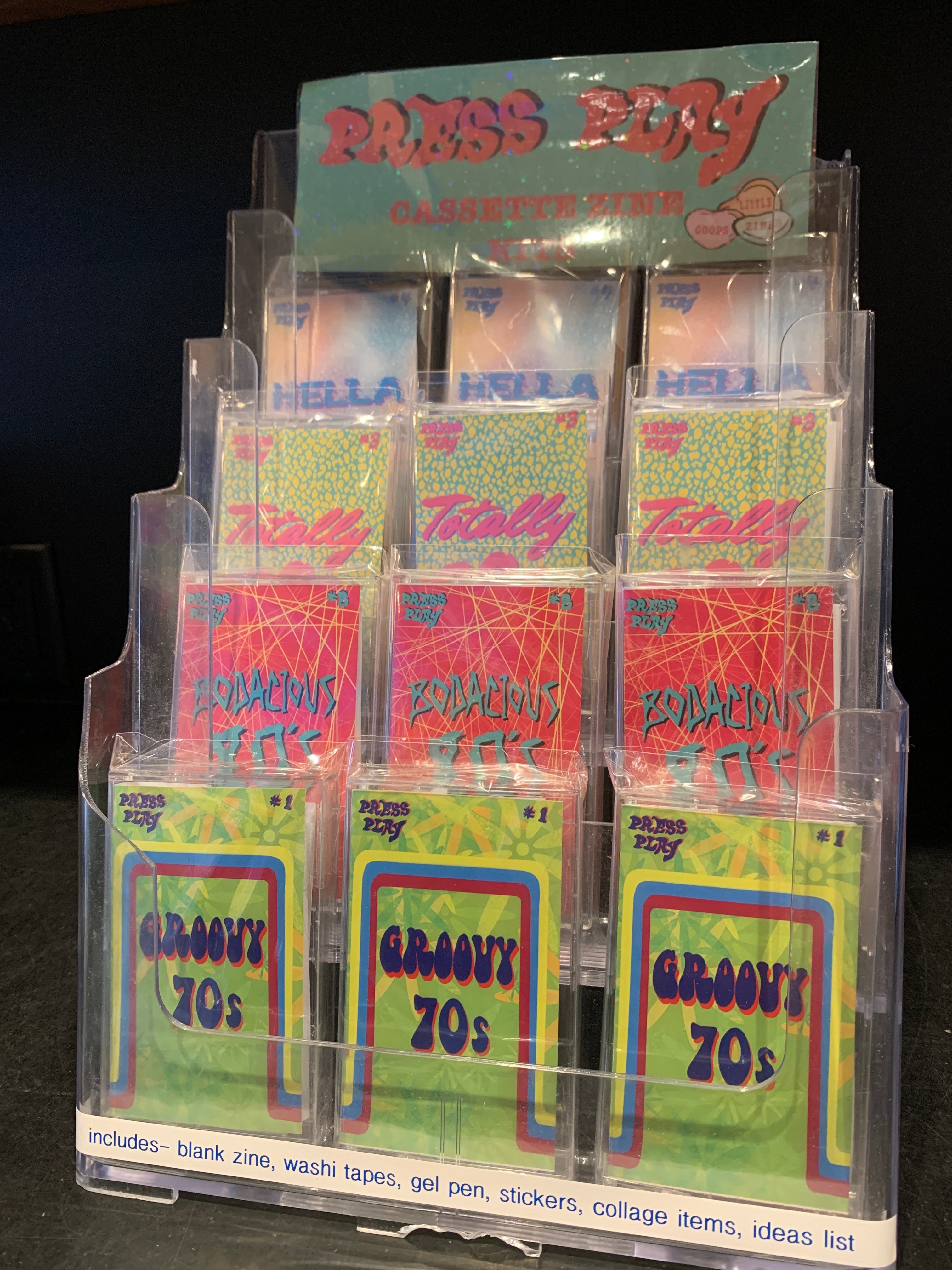 Press Play Zine Making Kits