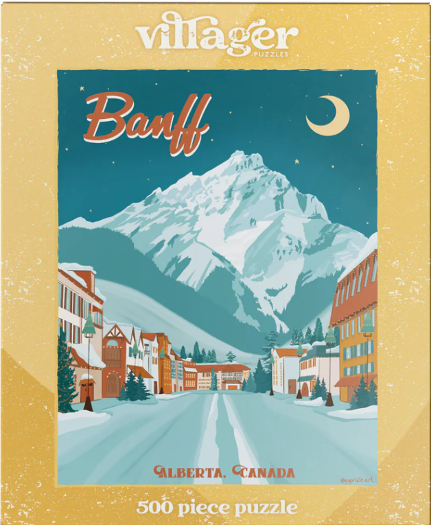 Banff Moonlight 500 Piece Puzzle