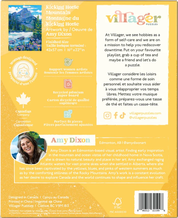 Kicking Horse Mountain 500 Piece Puzzle