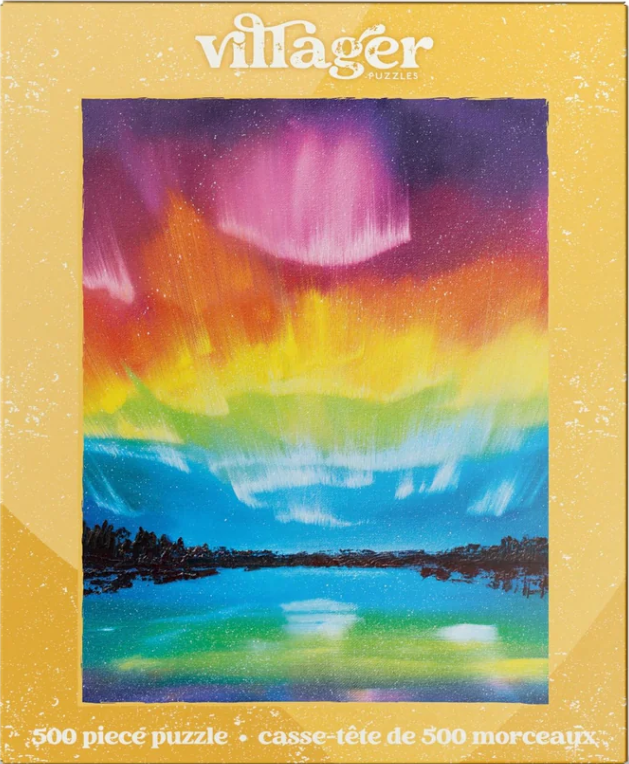 Rainbow Northern Lights 500 Piece Puzzle