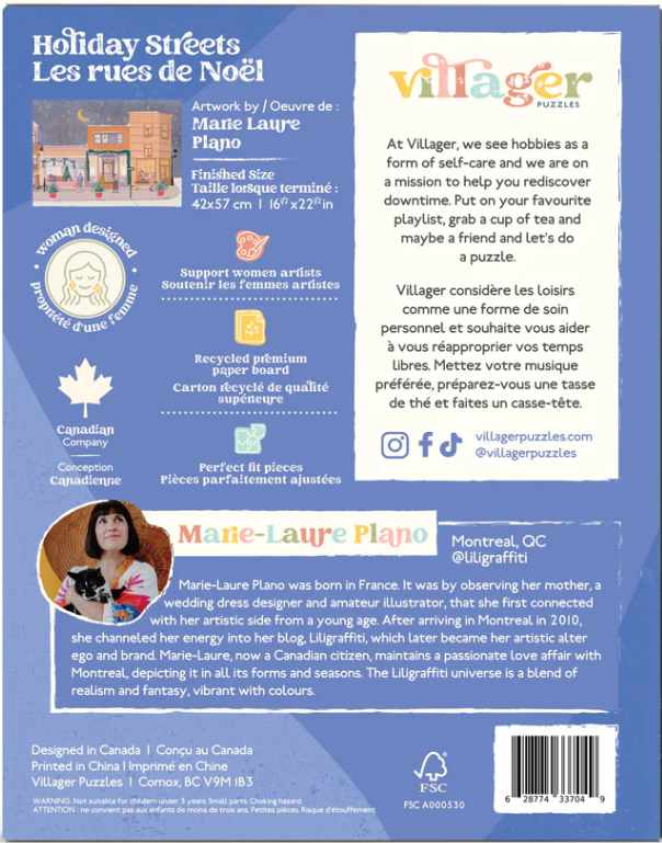 Holiday Streets 500 Piece Puzzle