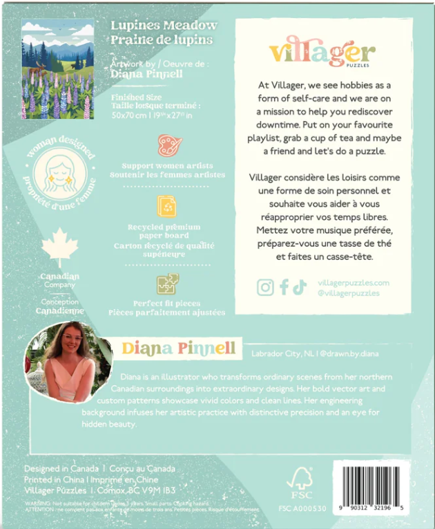 Lupines Meadow 1000 Piece Puzzle