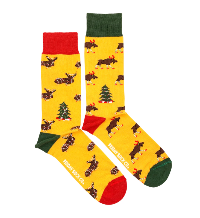 Holiday Moose Socks