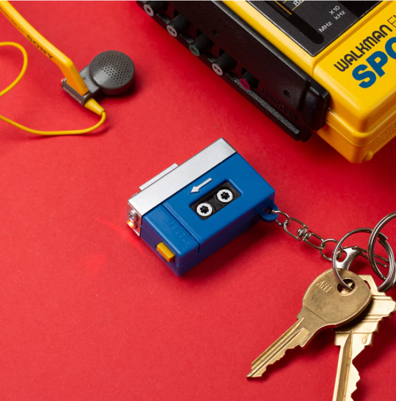 Tape Player LED Keychain