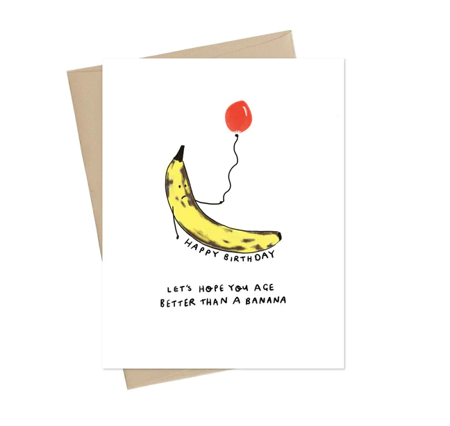 Banana Birthday Card