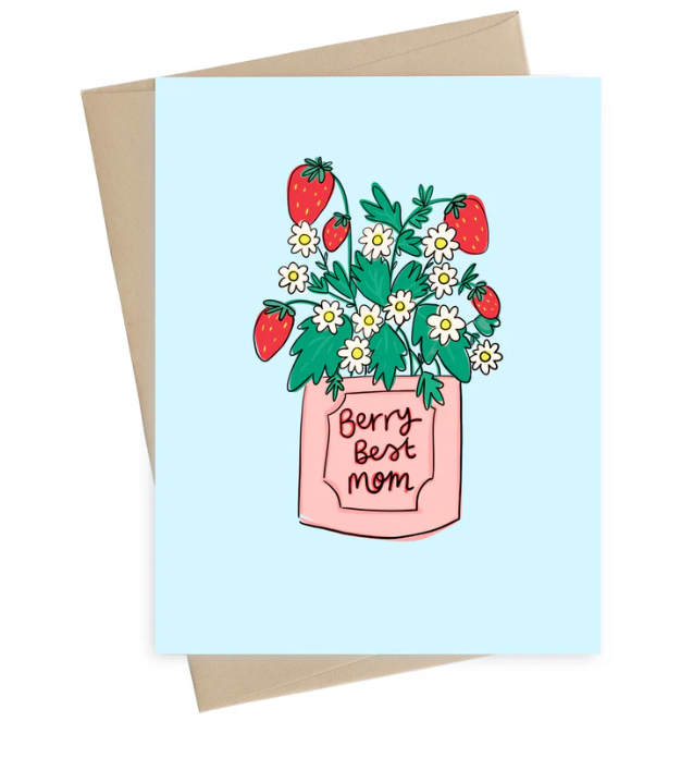 Berry Best Mom Card