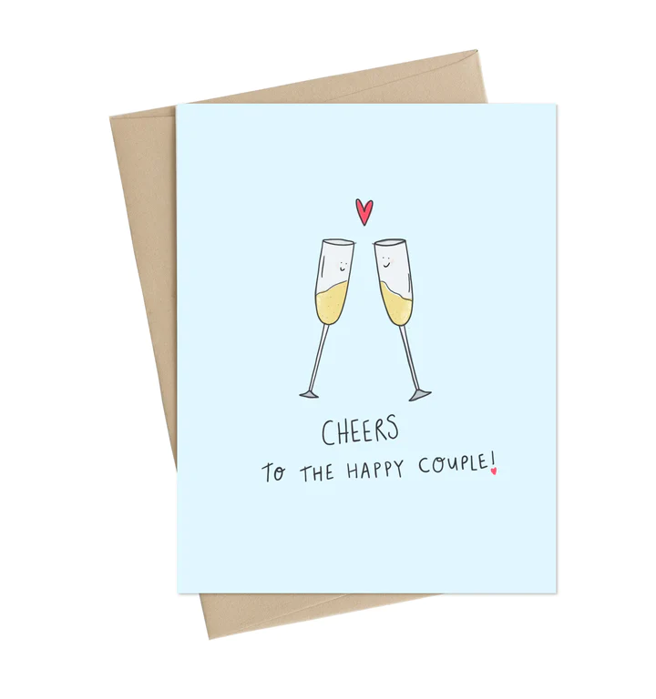 Cheers To The Happy Couple Card