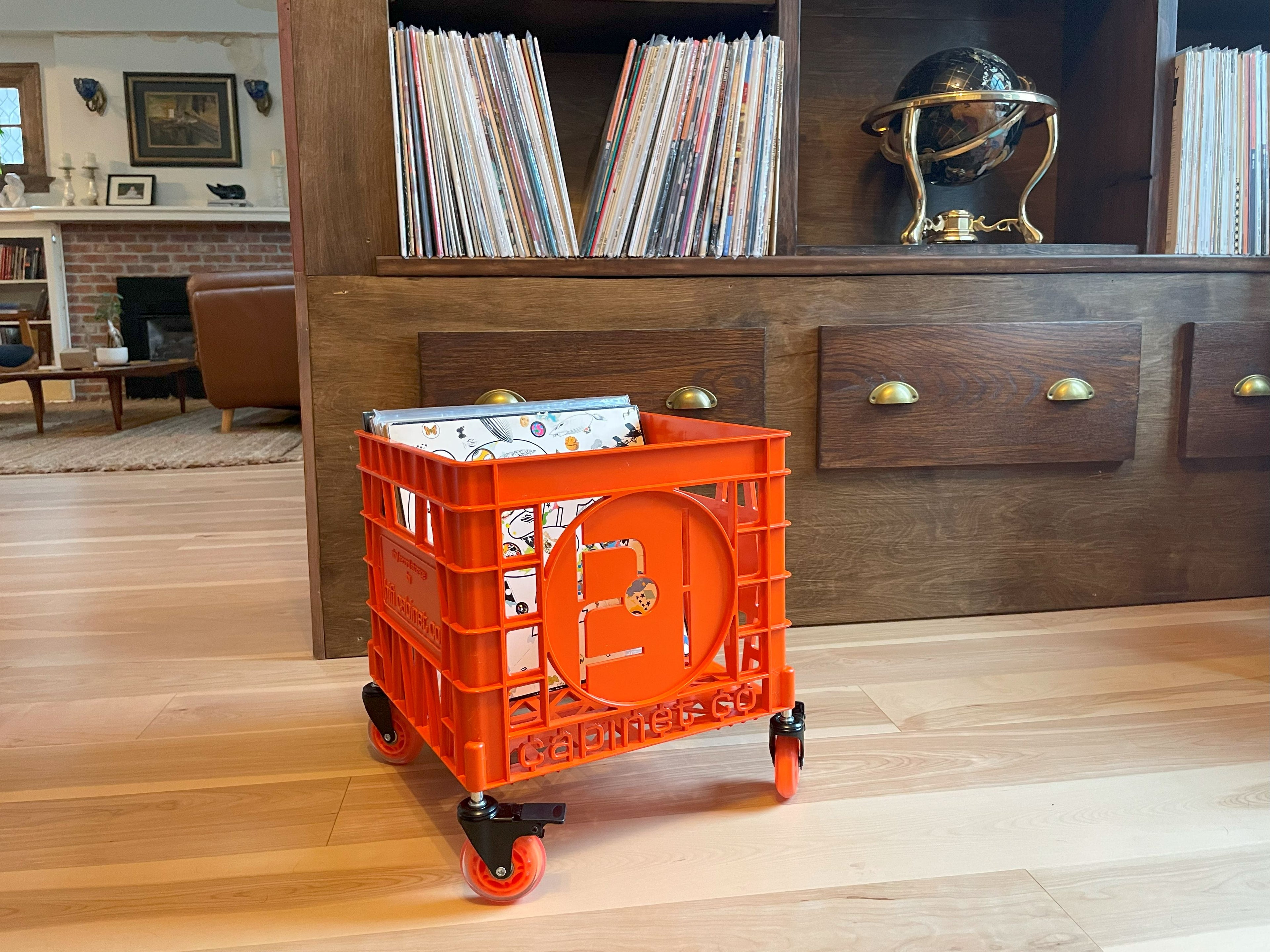 Vinyl Record Storage Crates