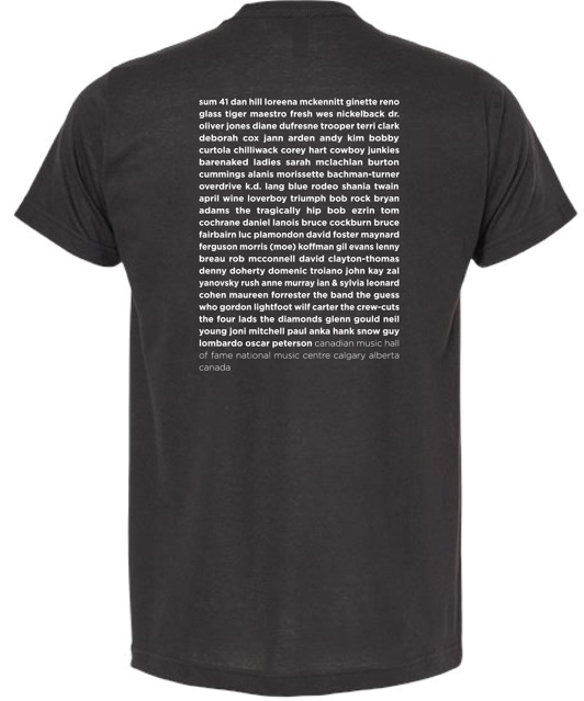 Canadian Music Hall of Fame T-shirt