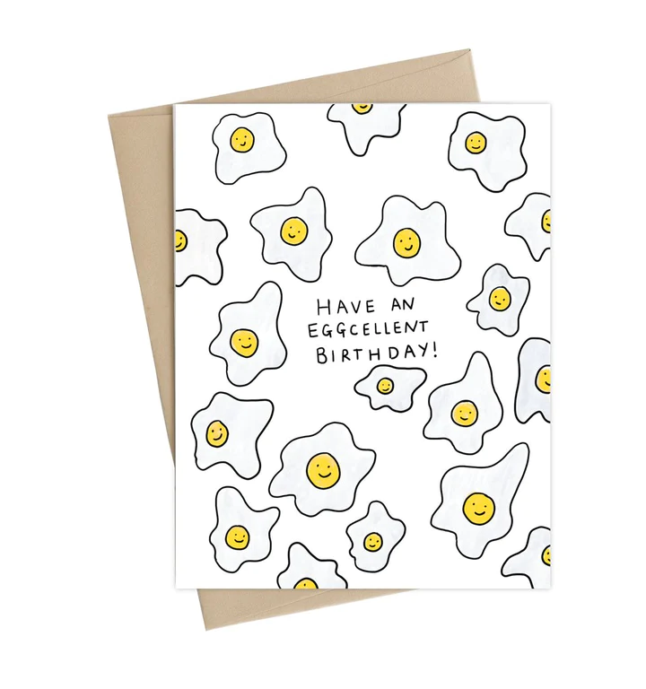 Eggcellent Birthday Card