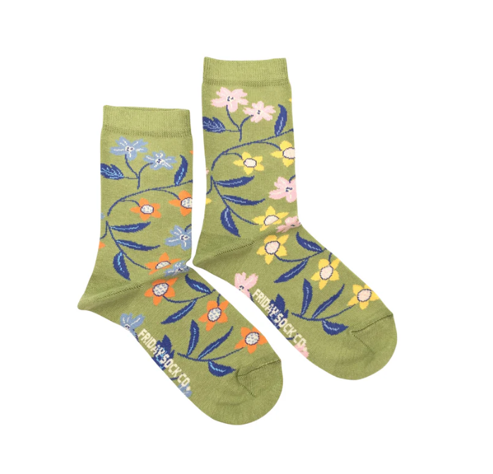 Flower Vine Socks