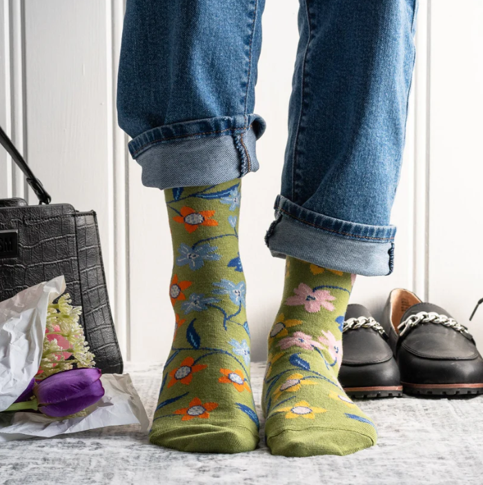 Flower Vine Socks
