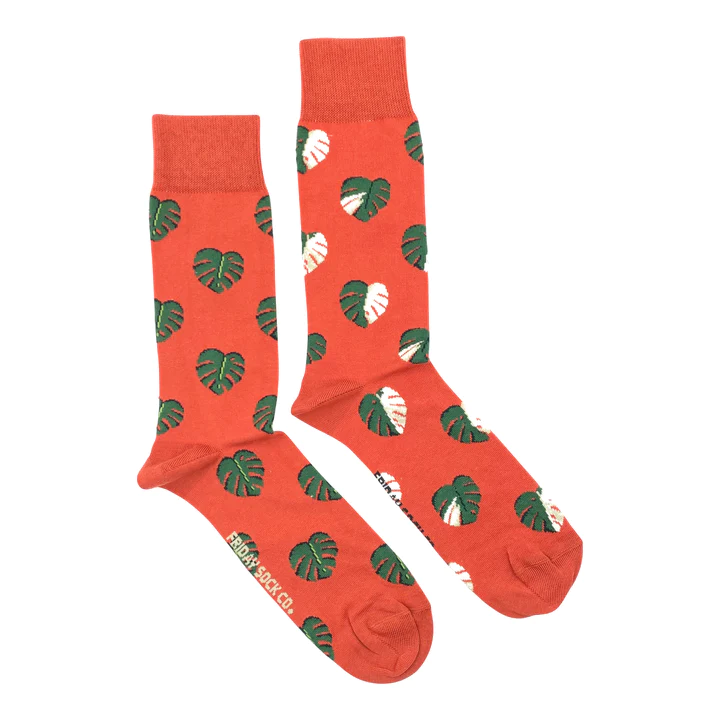Monstera Leaf Socks