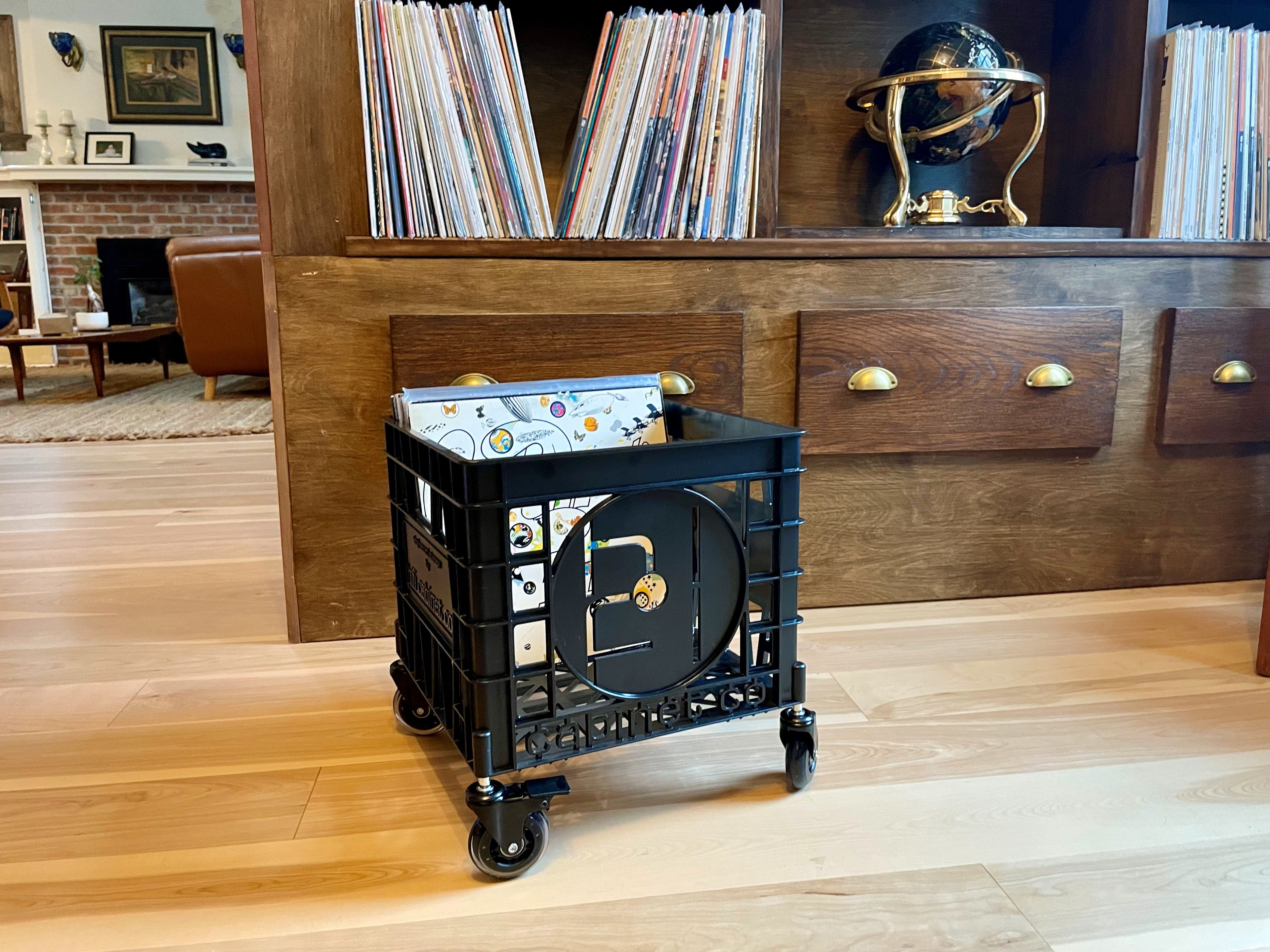 Vinyl Record Storage Crates
