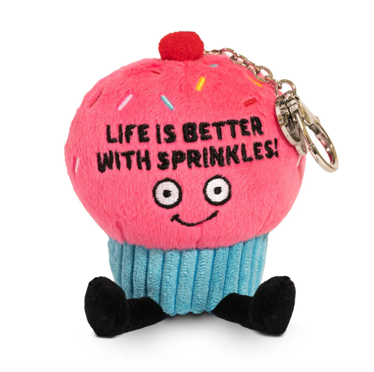 Cupcake Plush Keychain