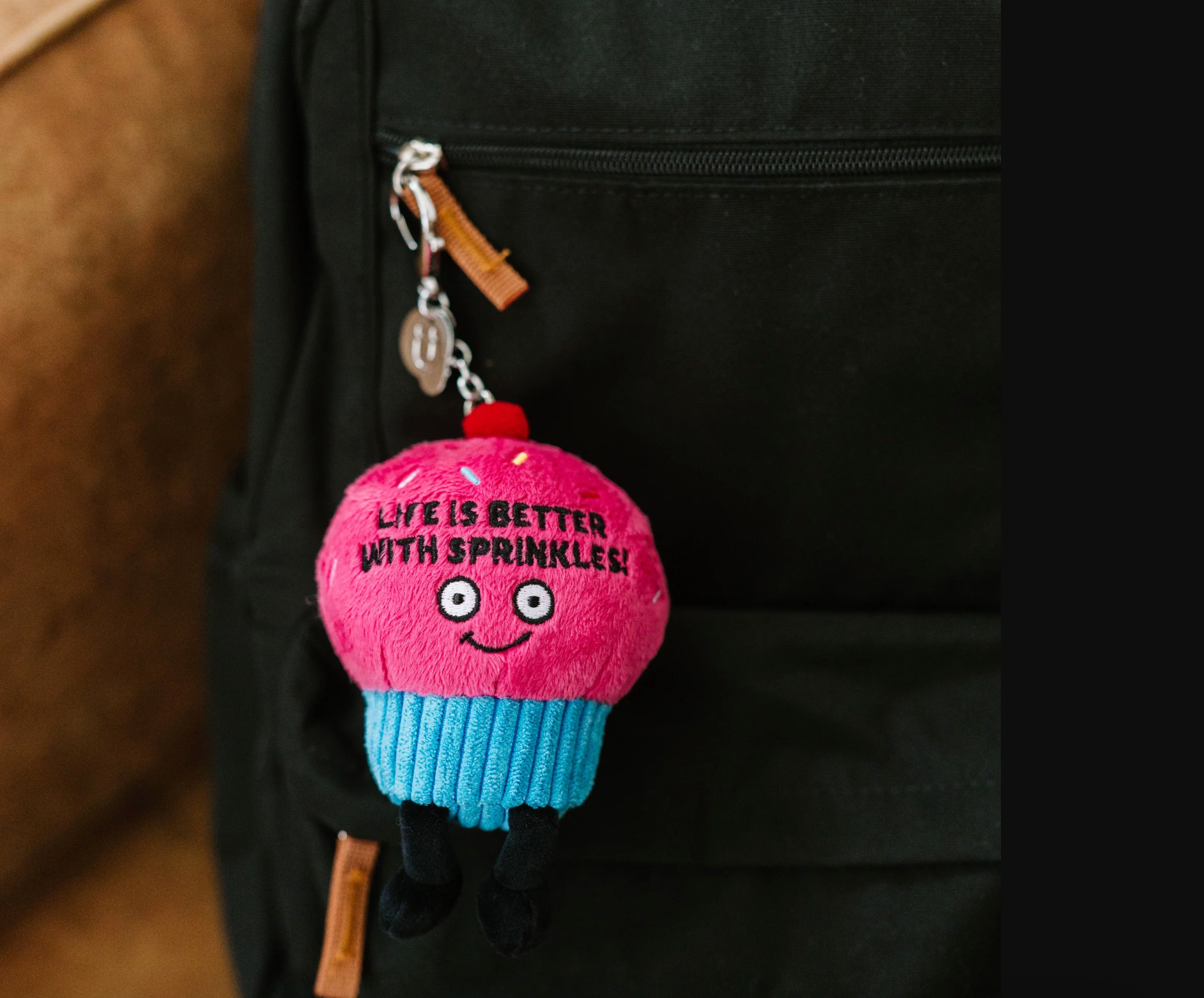 Cupcake Plush Keychain