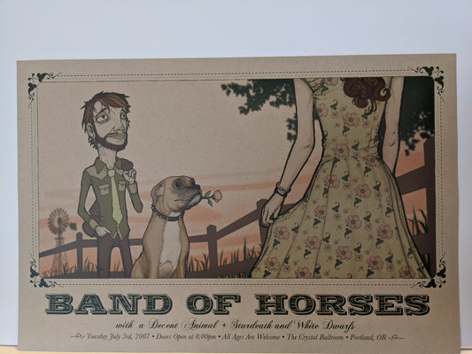 Band of Horses - Poster (Portland)