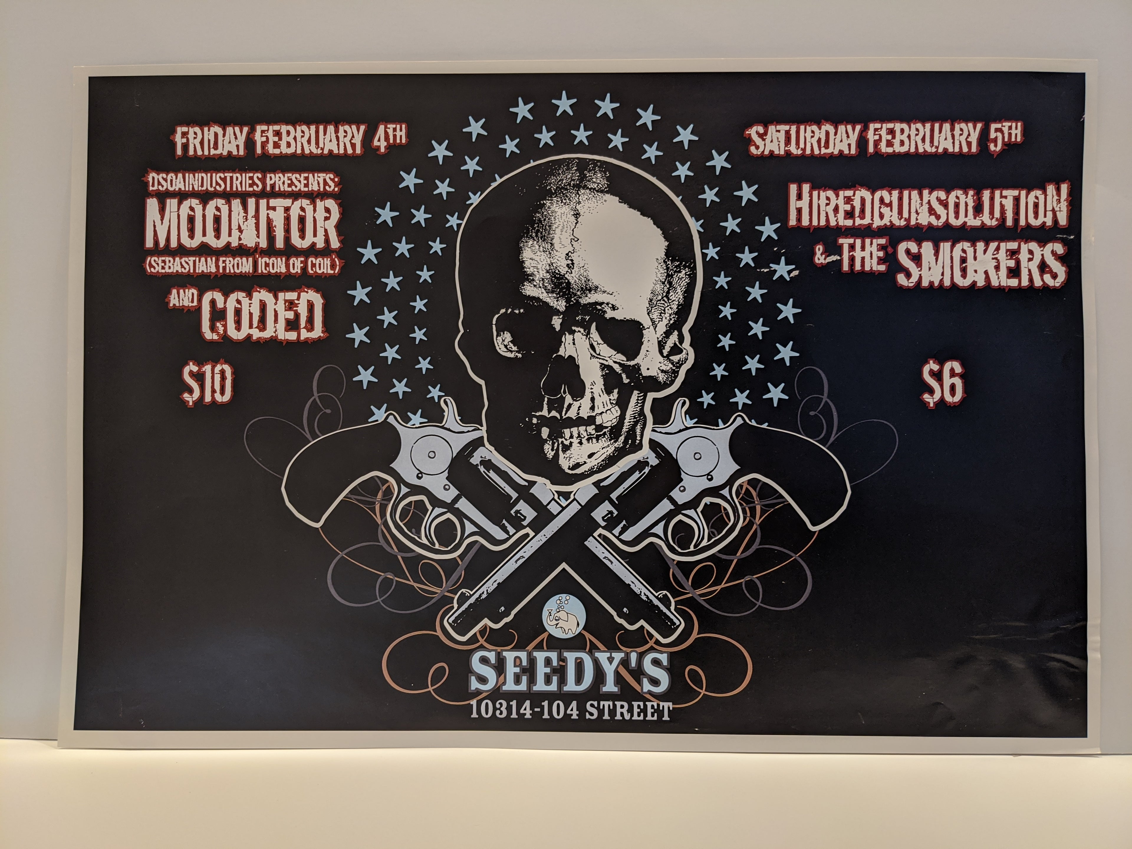 Mooniter / Hiredgunsolution - Poster