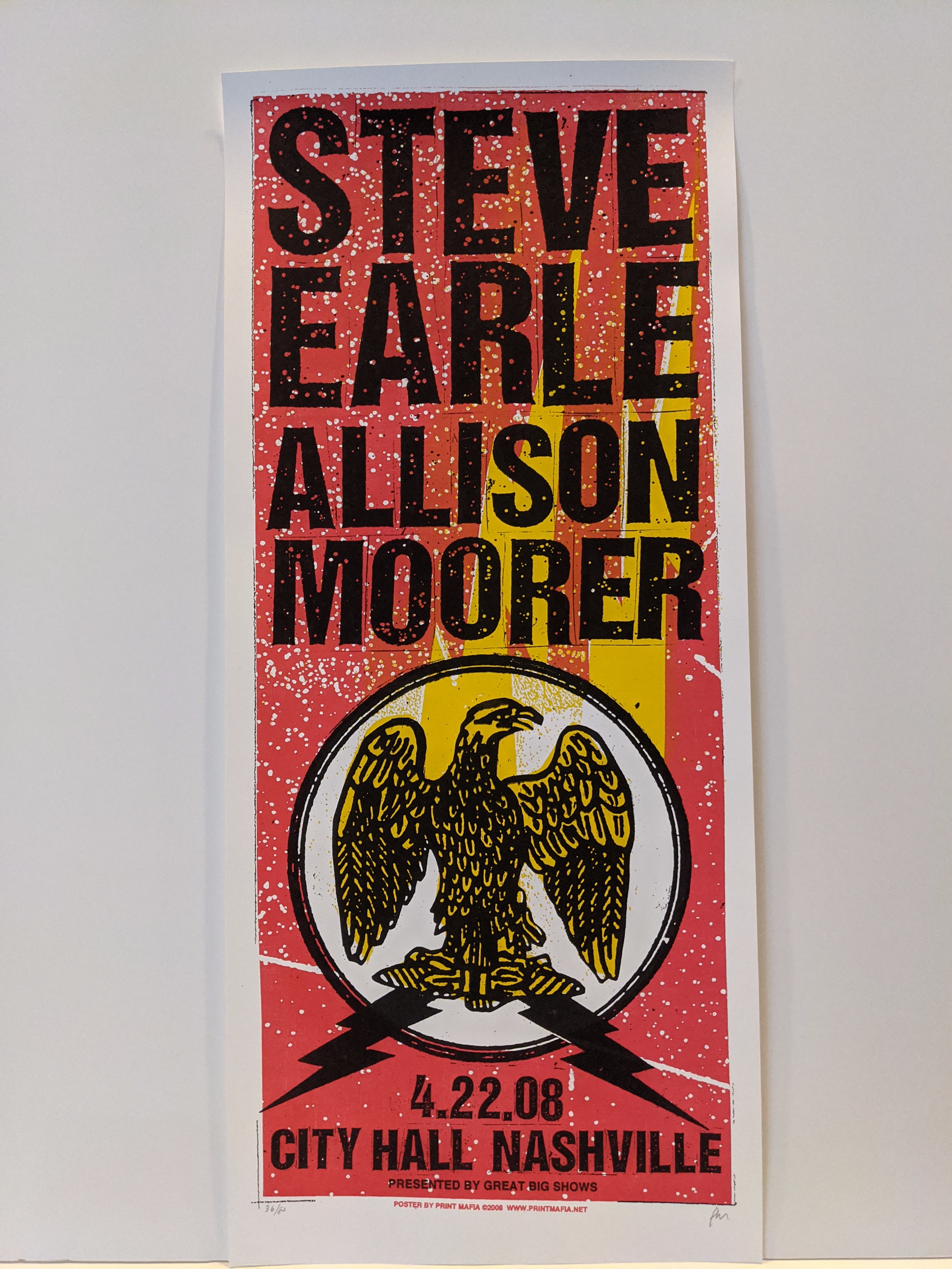 Steve Earle - Poster