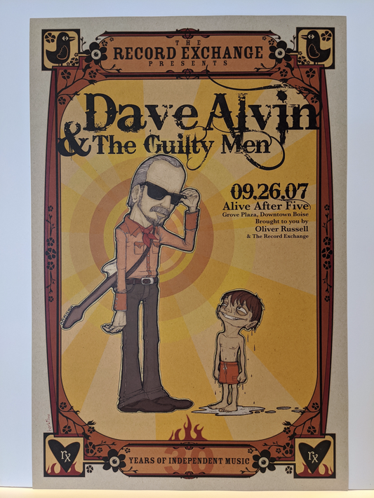 Dave Alvin - Poster