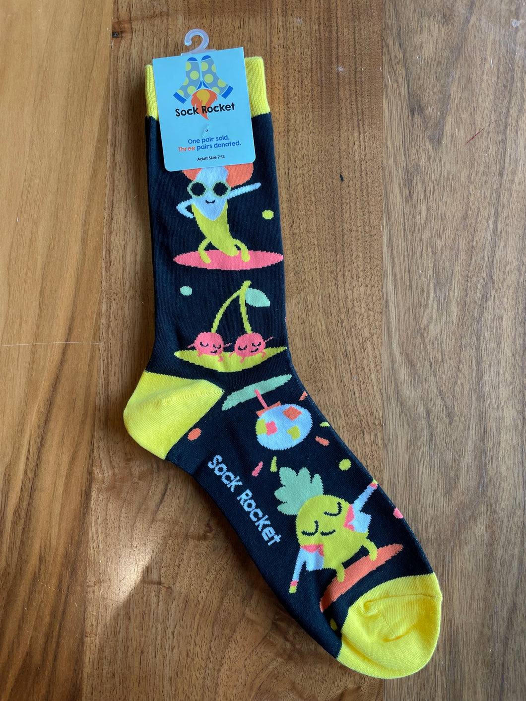 Sock Rocket Disco Fruit
