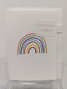 Happy Birthday Rainbow Mini Card