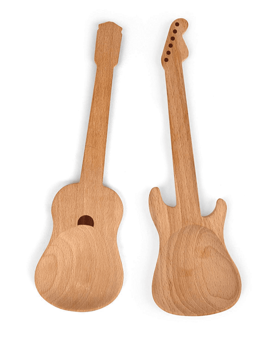 Guitar Wooden Spoons (Set of 2)
